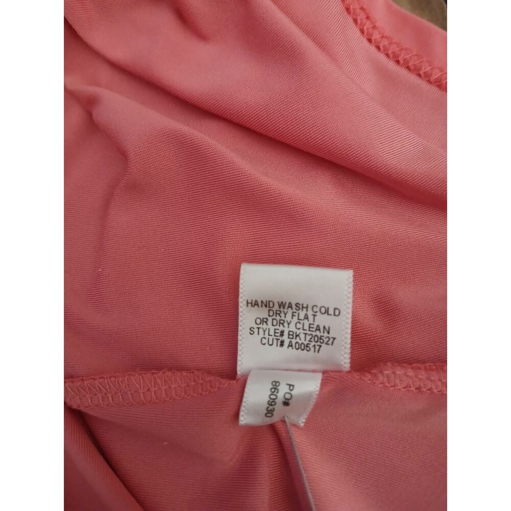 Vintage 90's Y2k BP Peach Babydoll gemstone bling baby doll accent top XXS pink - Picture 9 of 10